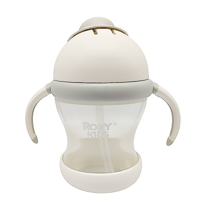 Поильник непроливайка 200 мл с трубочкой Roxy-Kids RFD-008-GI 1